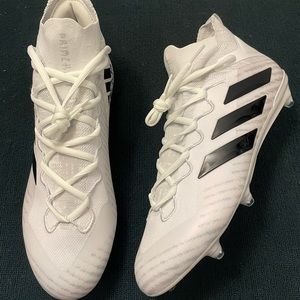 Adidas Freak 21 Ultra D “White/Black” PrimeKnit Football Cleats Size 15
